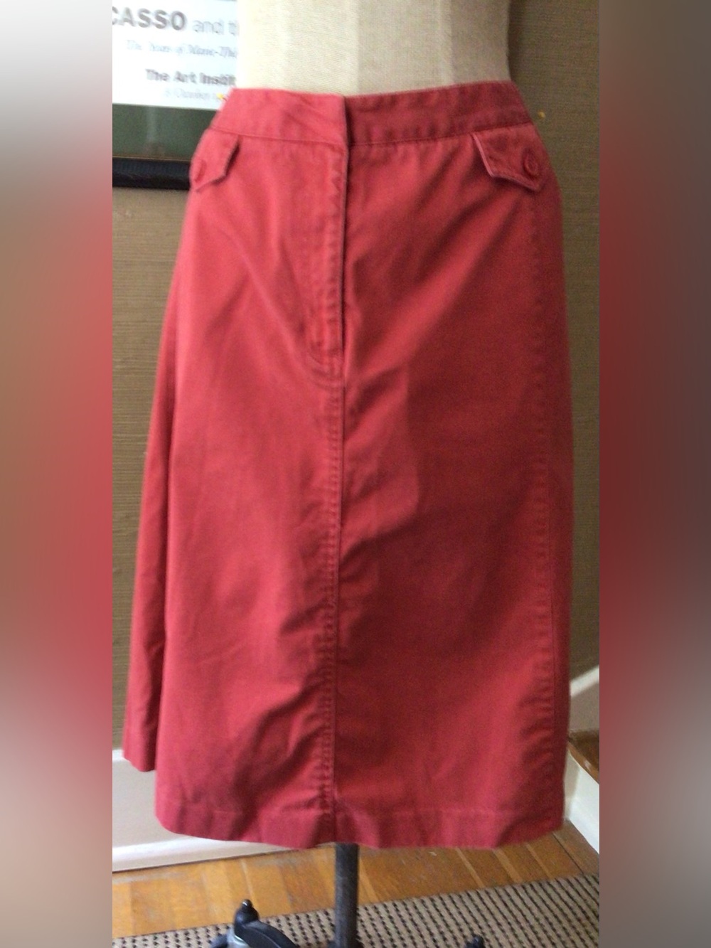Talbots twill skirt